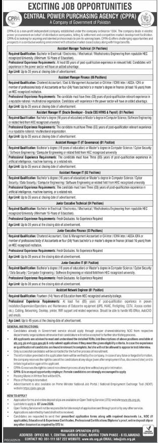Central Power Purchasing Agency CPPA Apply Jobs 2026